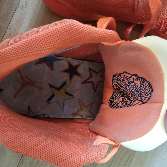 Nike Air Jordan 38 Low WNBA orange Shoes Size 8.5 Women - Picture 4 of 9